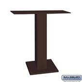 Pedestal for 6 & 7 Door High Surface Mounted Cell Phone Lockers - Bronze