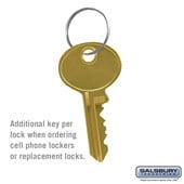 Additional Key - for Cell Phone Storage Locker Standard Lock
