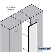 Front Filler - Vertical - 9 Inches Wide for Designer Wood Locker