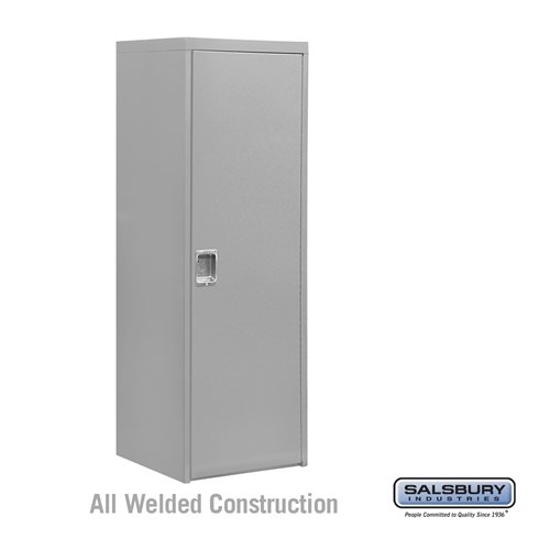 Welded Industrial Storage Cabinet Single Door 72 Inches High 24 Inches Deep Lockers Com