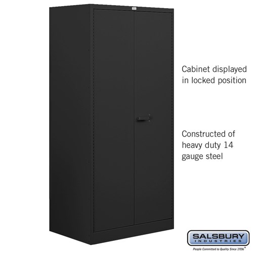 Storage Cabinet - Standard - 78 Inches High - 18 Inches Deep - Gray -  Unassembled